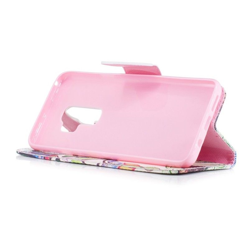 Folio Deksel Samsung Galaxy S9 Plus Farget Tre