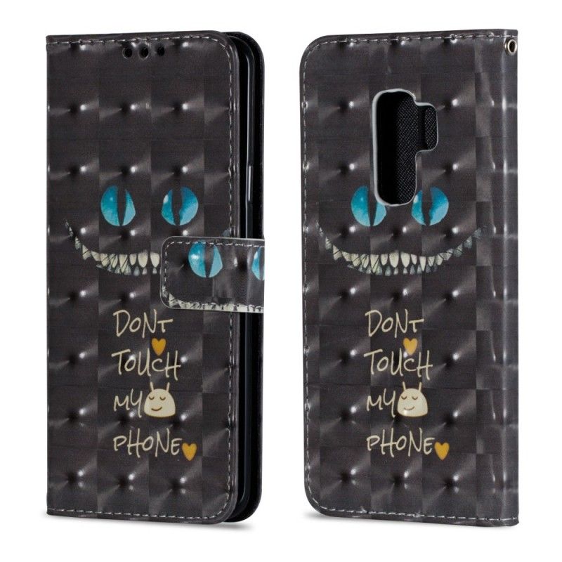 Folio Deksel Samsung Galaxy S9 Plus Ondsinnet Katt Anti-fall