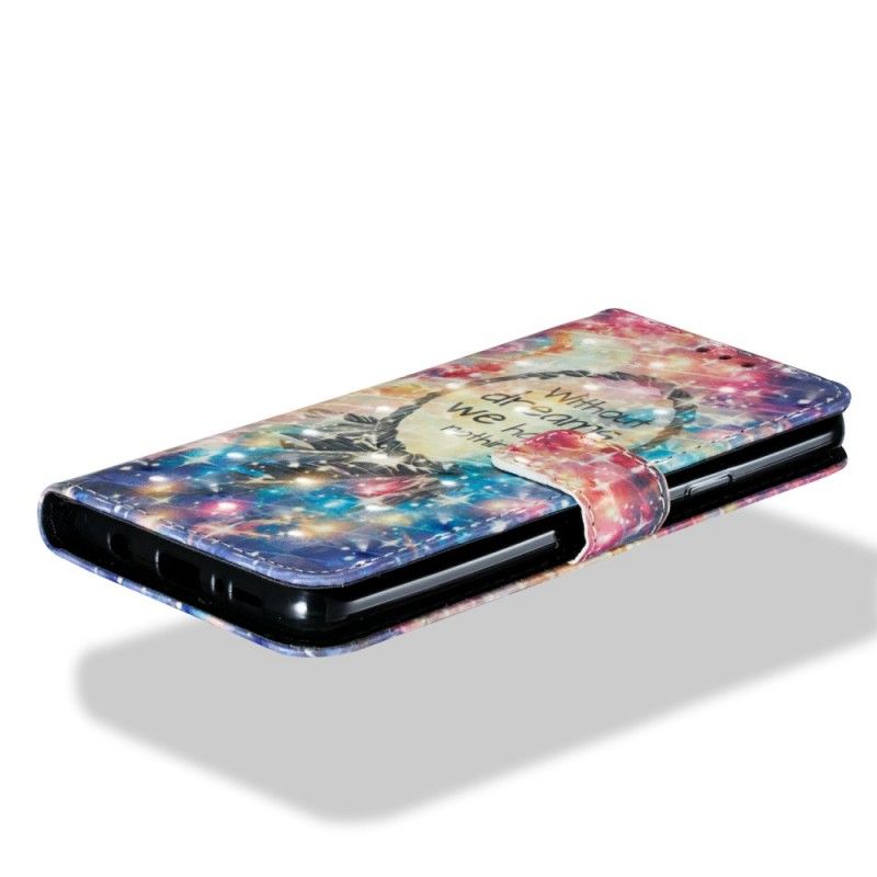 Lærdeksel Folio Deksel Samsung Galaxy S9 Plus Mobildeksel Uten Drømmer