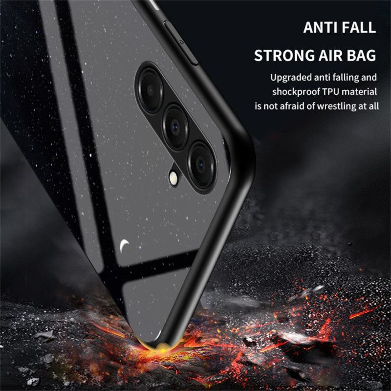 Deksel Samsung Galaxy A17 4g / 5g Mobildeksel Himmelblått Herdet Glass