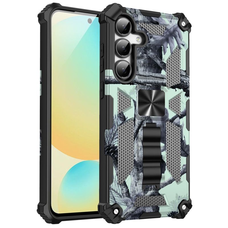 Deksel Samsung Galaxy A17 4g / 5g Mobildeksel Kamuflasje Med Integrert Stativ