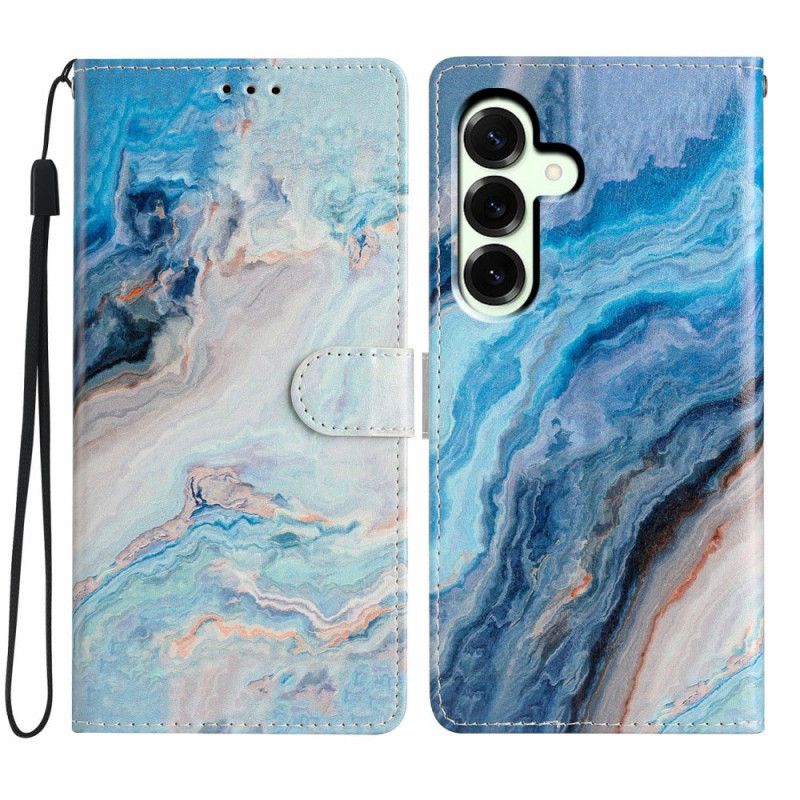 Folio Deksel Samsung Galaxy A17 4g / 5g Blå Marmor