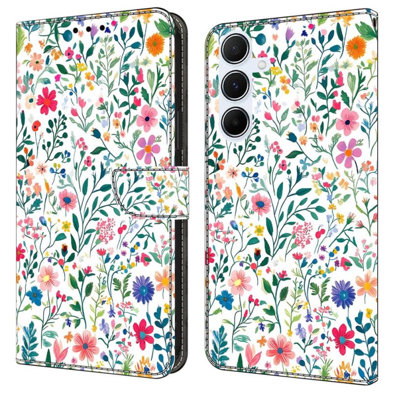 Folio Deksel Samsung Galaxy A17 4g / 5g Blomsterbed