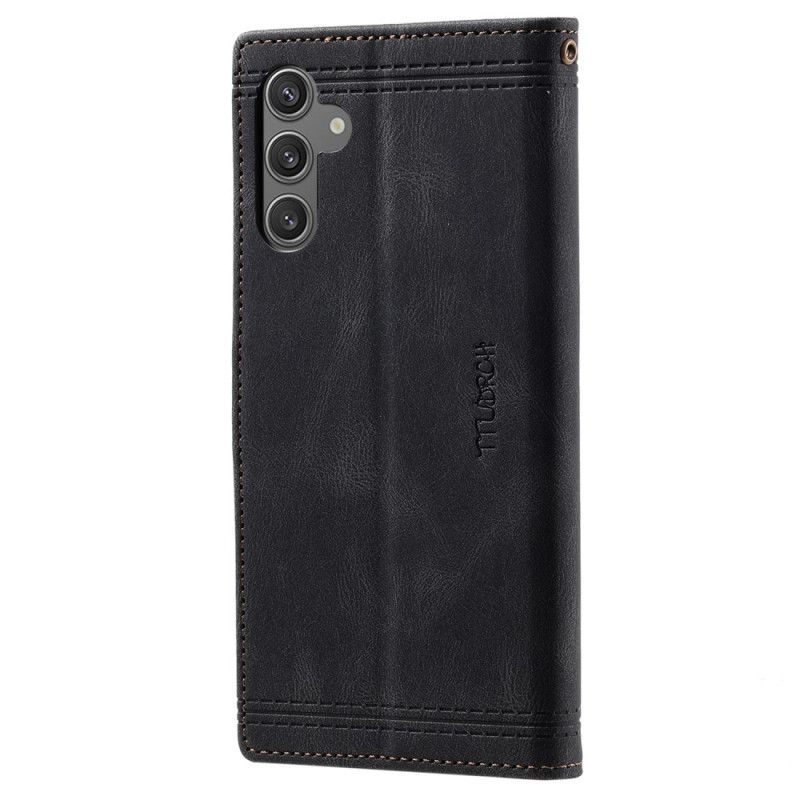 Folio Deksel Samsung Galaxy A17 4g / 5g Geometriske Linjer Beskyttelse Deksel