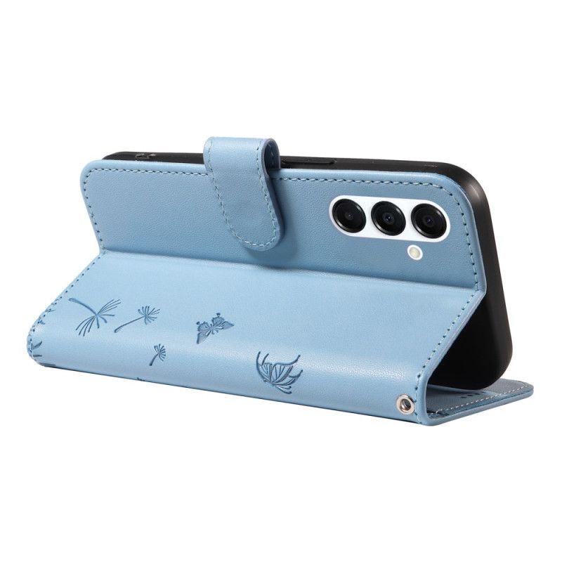 Folio Deksel Samsung Galaxy A17 4g / 5g Løvetann Med Snor