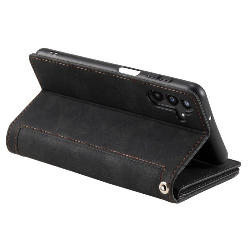 Folio Deksel Samsung Galaxy A17 4g / 5g Vintage Lommebok Med 9 Kortspor Beskyttelse Deksel