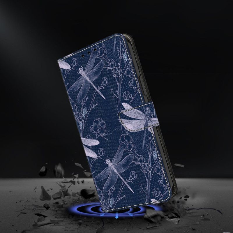 Folio Deksel Til Samsung Galaxy A17 4g / 5g Øyenstikkermønster