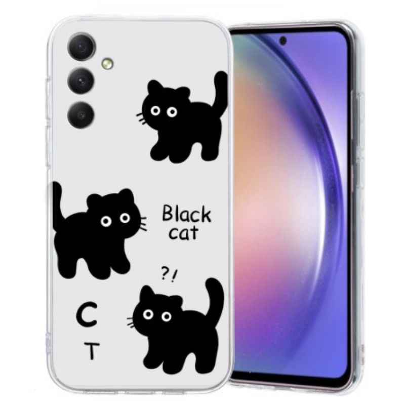 Hülle Samsung Galaxy A17 4g / 5g Schwarze Katzen