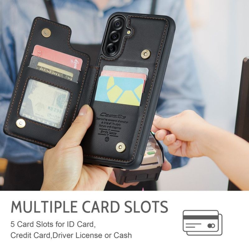 Lærdeksel Folio Deksel Samsung Galaxy A17 4g / 5g Caseme Rfid-kortholder