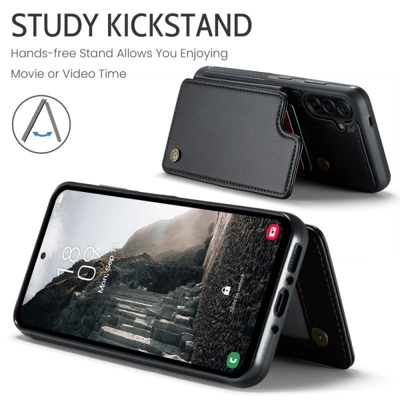 Lærdeksel Folio Deksel Samsung Galaxy A17 4g / 5g Caseme Rfid-kortholder