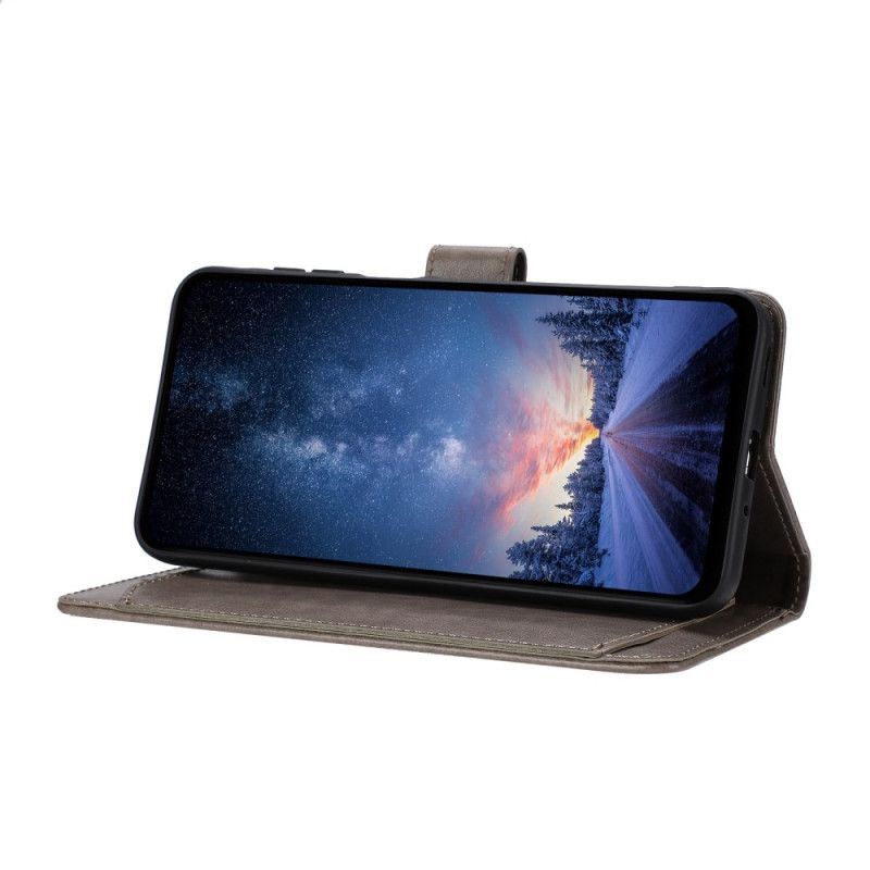 Lærdeksel Folio Deksel Samsung Galaxy A17 4g / 5g Mobildeksel 8 Kortspor