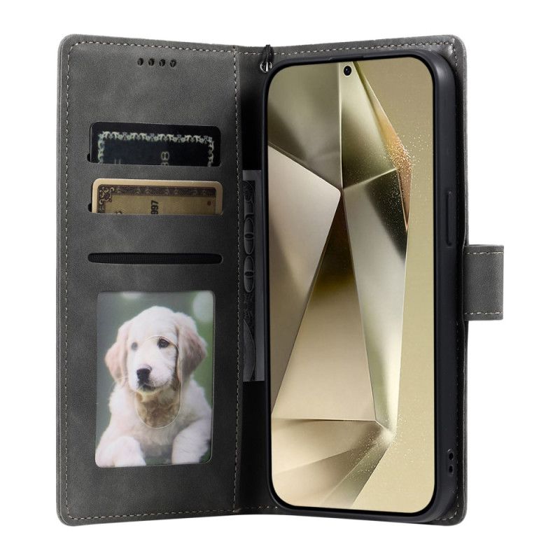 Lærdeksel Folio Deksel Samsung Galaxy A17 4g / 5g Mobildeksel Mandala Semsket Skinneffekt