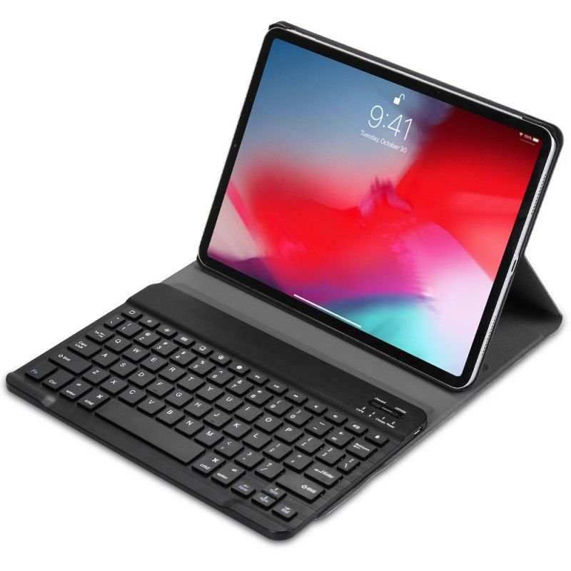Folio Deksel iPad Pro 11" (2018) (2020) Svart Med Avtakbart Bluetooth-Tastatur Anti-fall