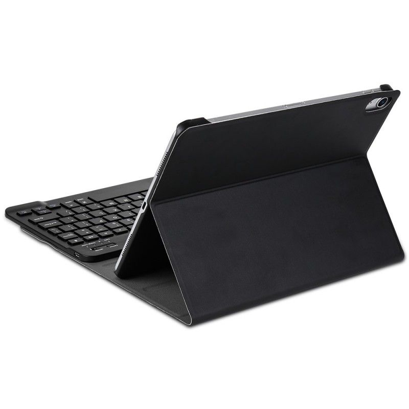 Folio Deksel iPad Pro 11" (2018) (2020) Svart Med Avtakbart Bluetooth-Tastatur Anti-fall