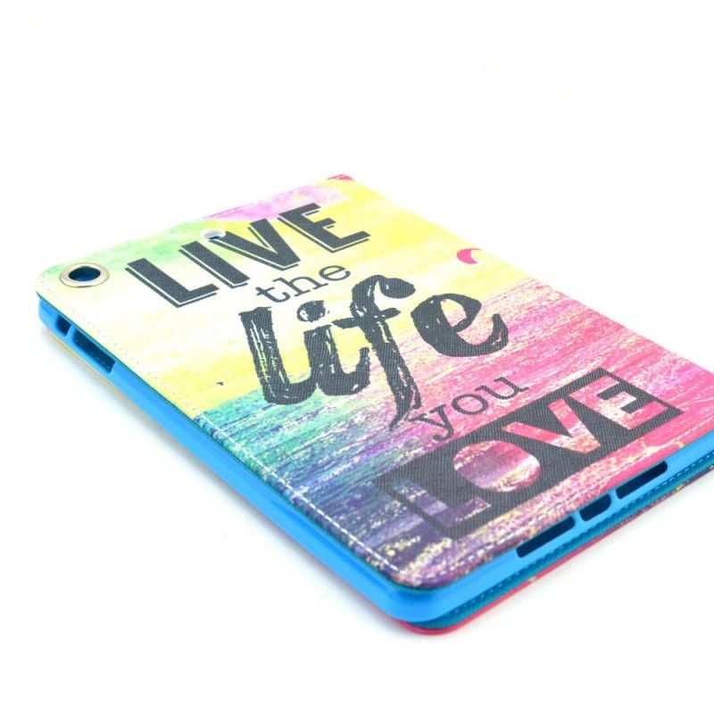 Folio Deksel iPad Mini 3/2/1 Lev Livet Du Elsker