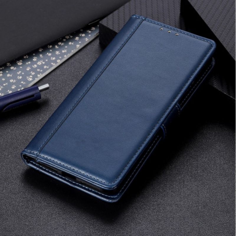 Folio Deksel Motorola Edge 20 Pro Stil Skinn Beskyttelse Deksel