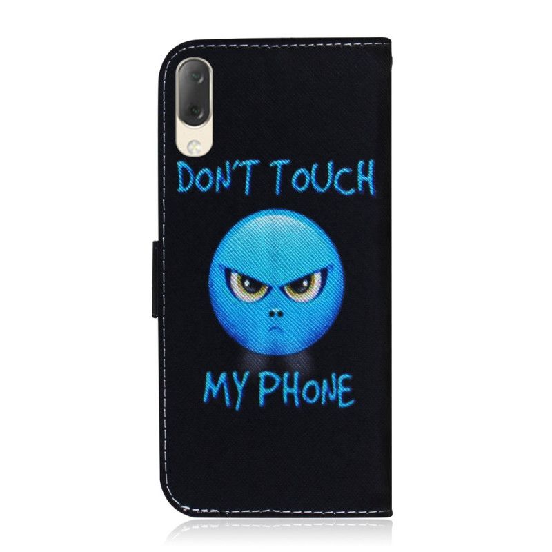 Lærdeksel Folio Deksel Sony Xperia L3 Mobildeksel Emoji-Telefon