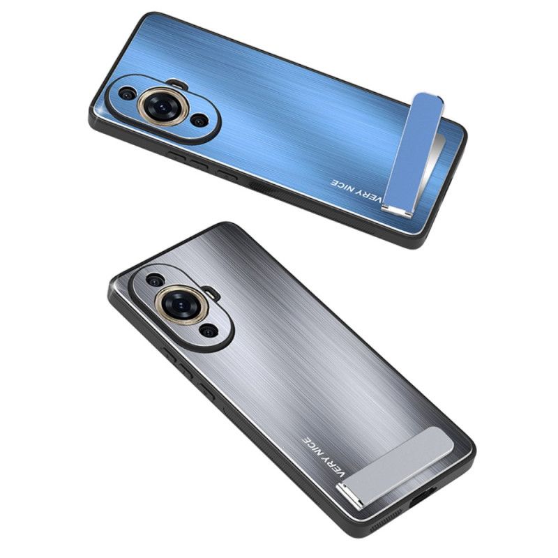 Deksel Huawei Nova 12s Metalleffektstøtte