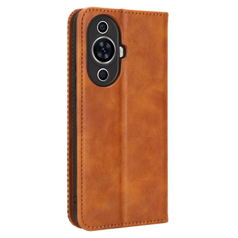 Folio Deksel Lær Huawei Nova 12s Vintage