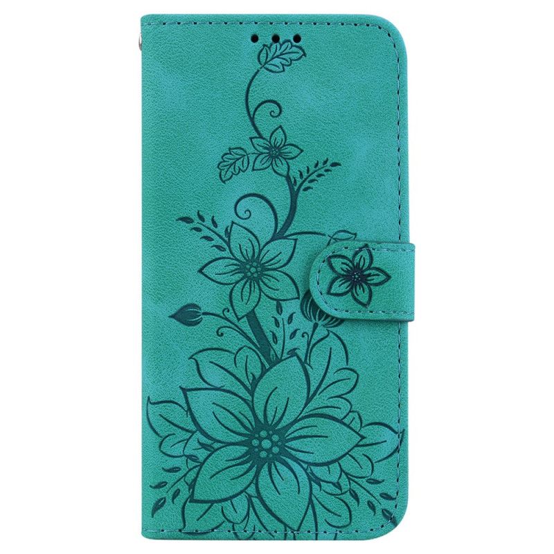 Folio Deksel Motorola Edge 50 Pro Blomstermønster