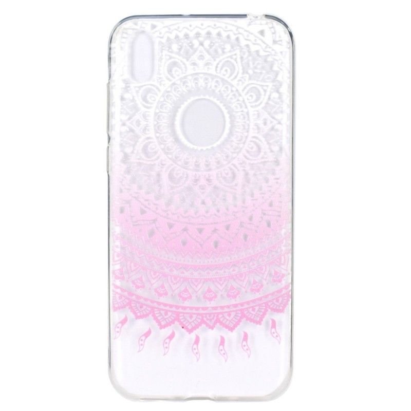 Deksel Huawei Y5 2019 Rose Gjennomsiktig Fargerik Mandala