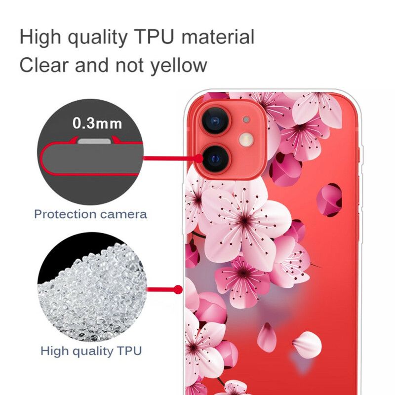 Deksel iPhone 13 Mini Floral Premium Beskyttelse Deksel