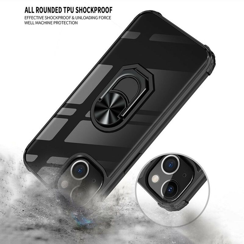 Deksel iPhone 13 Mini Premium Ring Hybrid