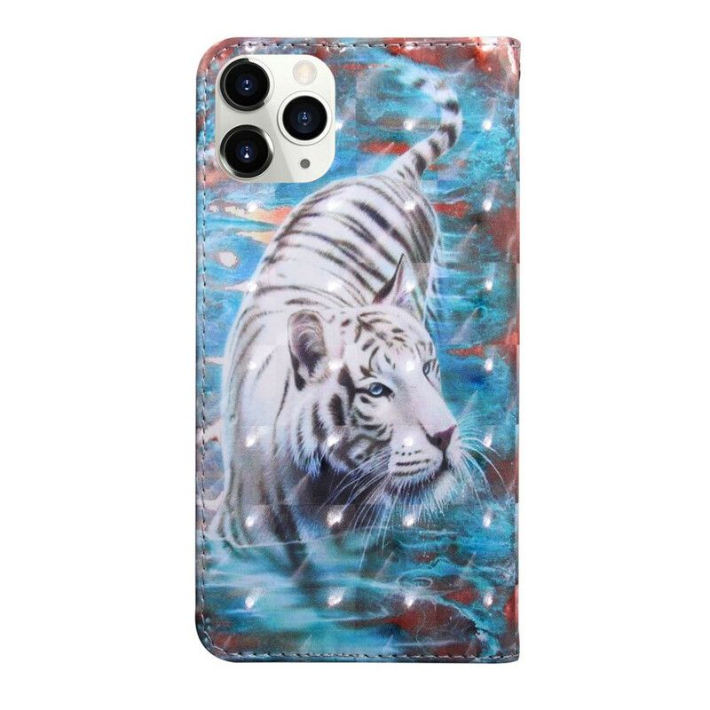 Folio Deksel iPhone 13 Mini Light Spot Lucien The Tiger