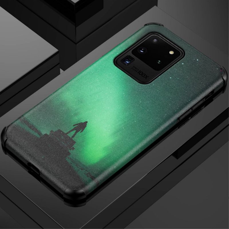 Deksel Samsung Galaxy S20 Ultra Rød Silkehud
