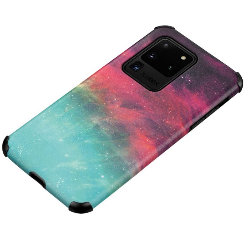 Deksel Samsung Galaxy S20 Ultra Rød Silkehud