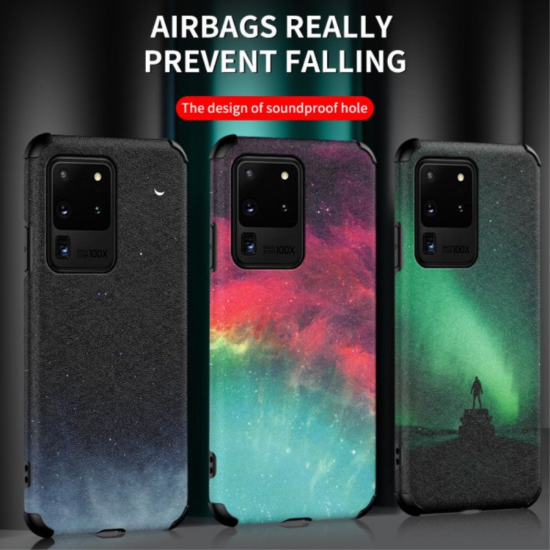 Deksel Samsung Galaxy S20 Ultra Rød Silkehud
