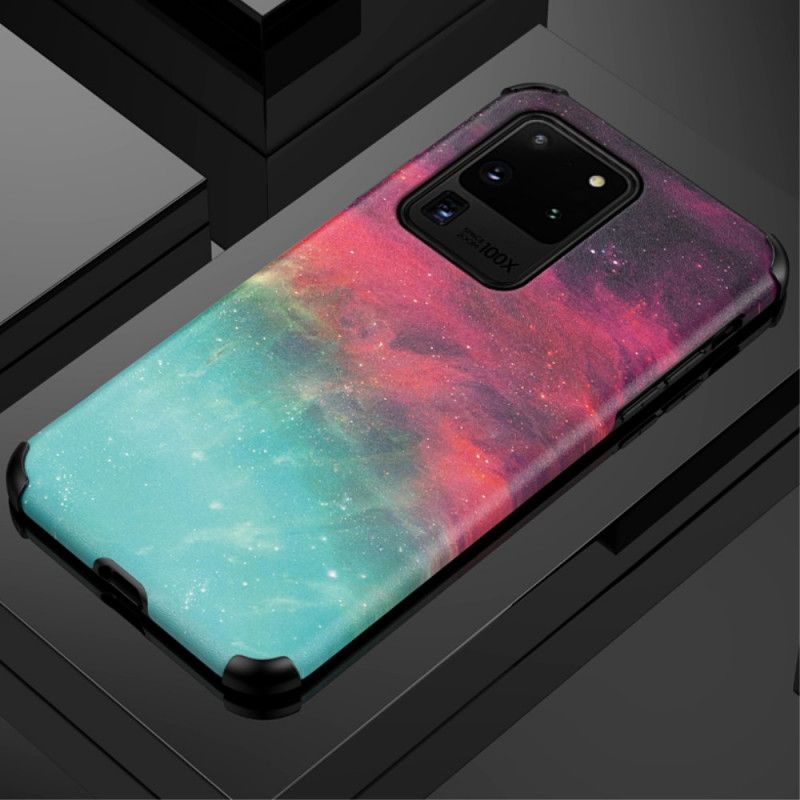 Deksel Samsung Galaxy S20 Ultra Rød Silkehud