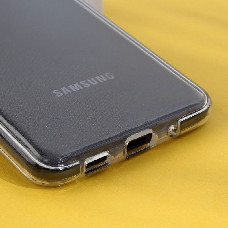 Deksel Samsung Galaxy S20 Ultra Svart Gjennomsiktige Fargede Kanter