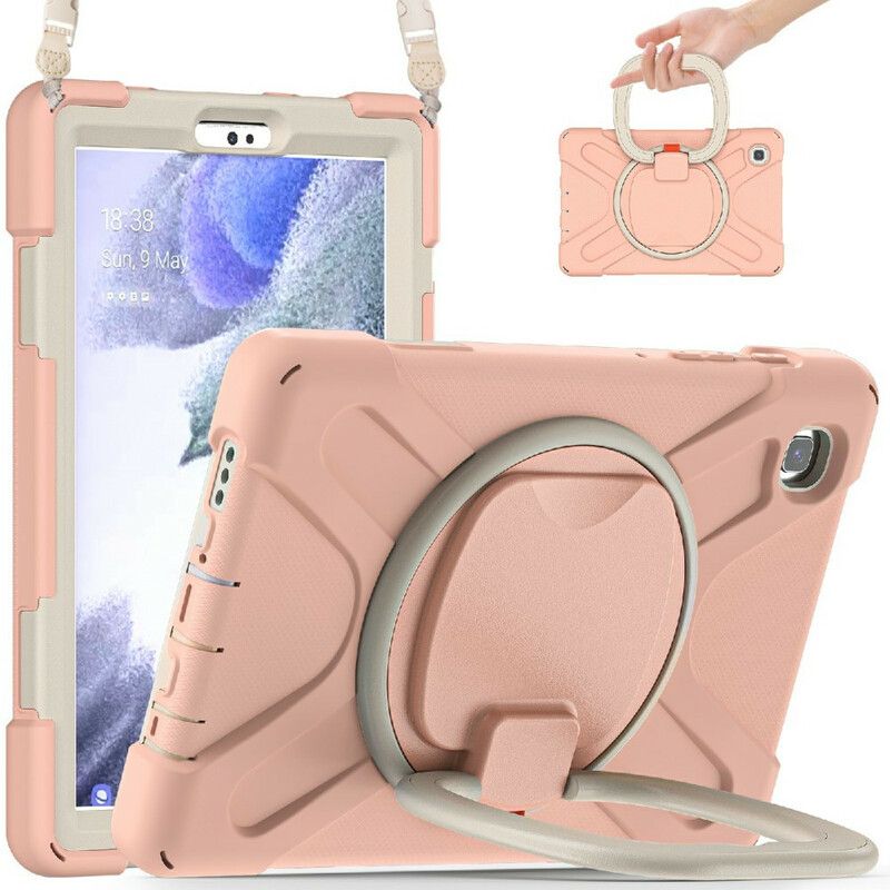 Deksel Samsung Galaxy Tab A7 Lite Multifunksjonell Med Skulderstropp