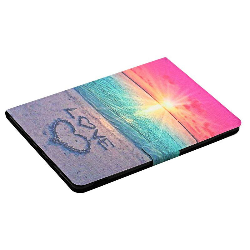 Lærdeksel Folio Deksel Samsung Galaxy Tab A7 Lite Sunset Love