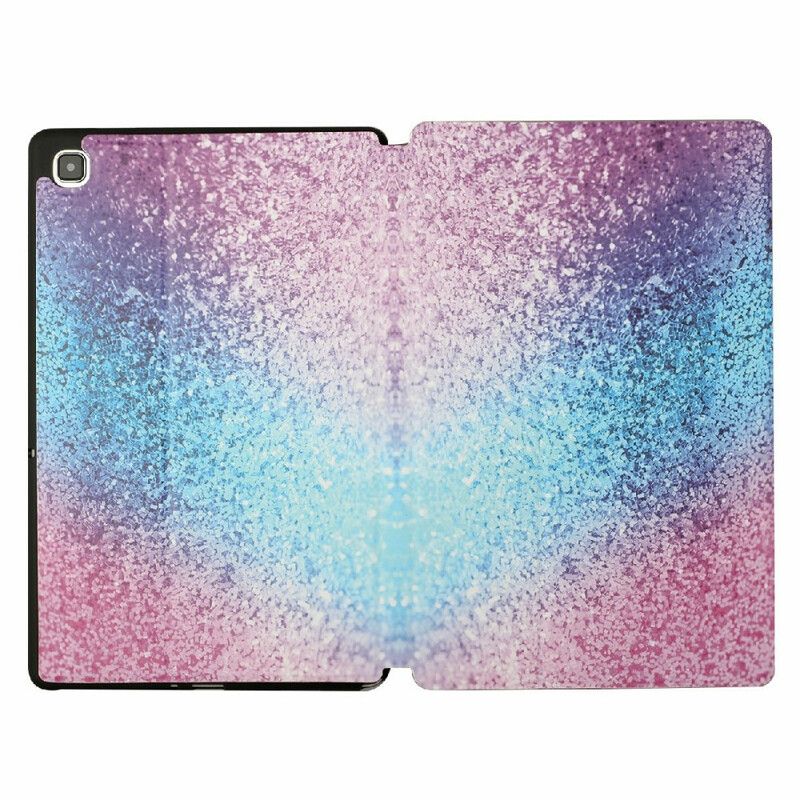 Smart Case Samsung Galaxy Tab A7 Lite Two Flap Fantasy Paljetter