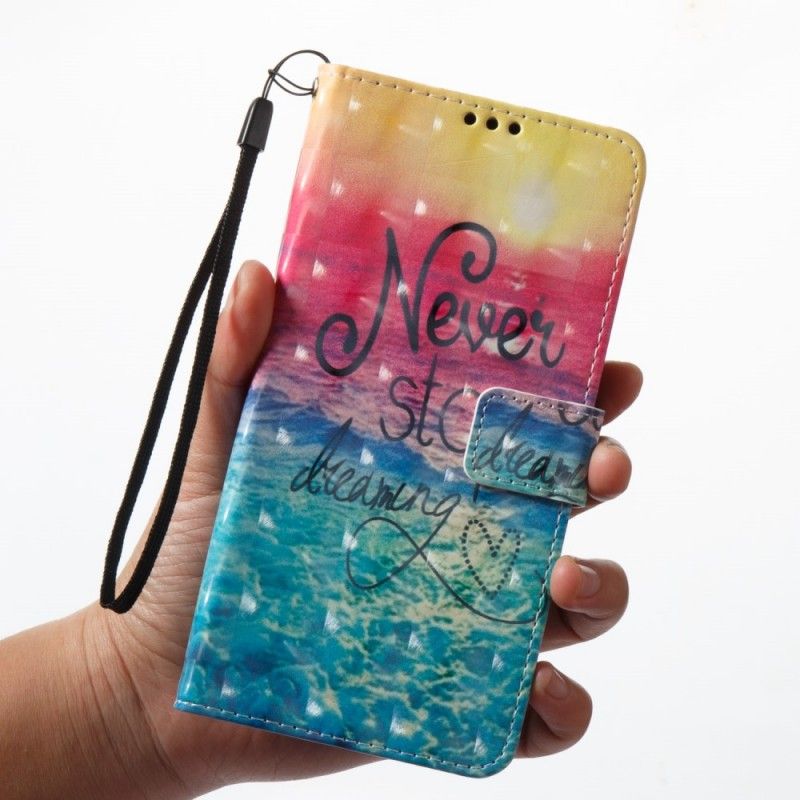 Folio Deksel Samsung Galaxy A8 Aldri Slutte Å Drømme 3D