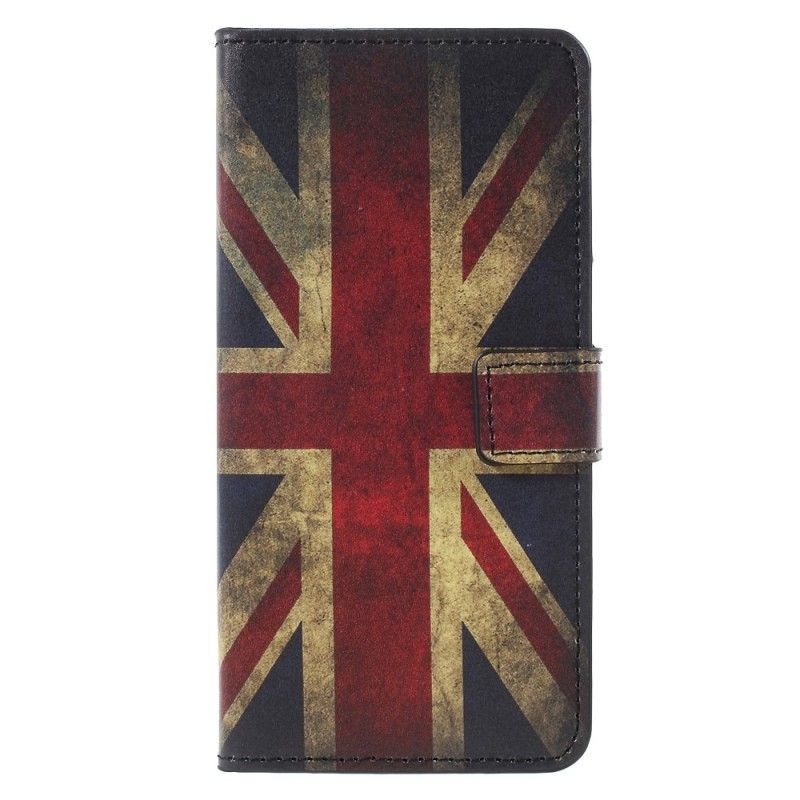 Folio Deksel Samsung Galaxy A8 Englands Flagg Anti-fall