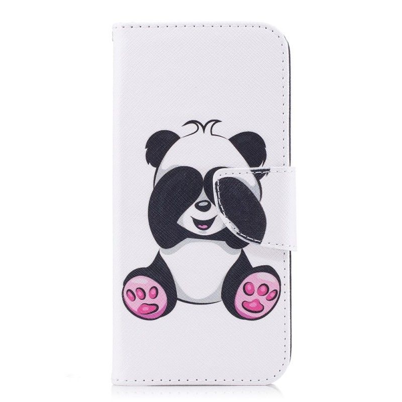 Folio Deksel Samsung Galaxy A8 Morsom Panda