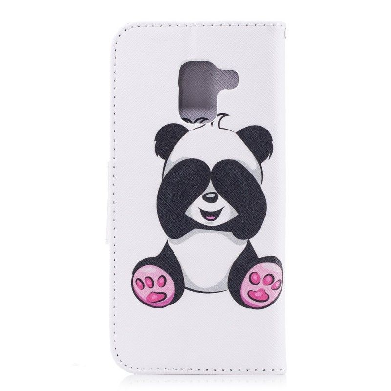 Folio Deksel Samsung Galaxy A8 Morsom Panda