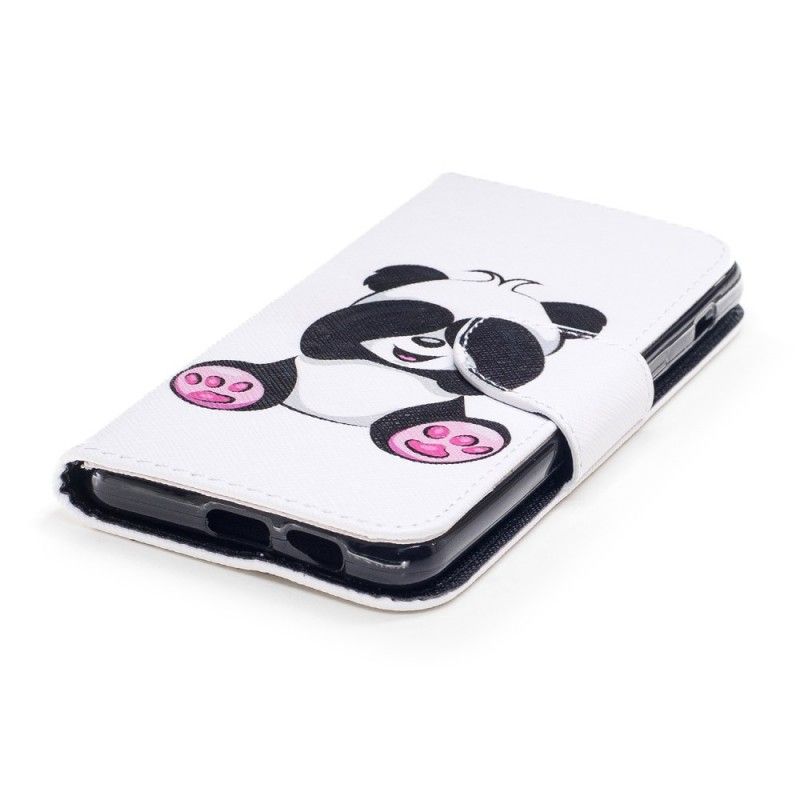 Folio Deksel Samsung Galaxy A8 Morsom Panda