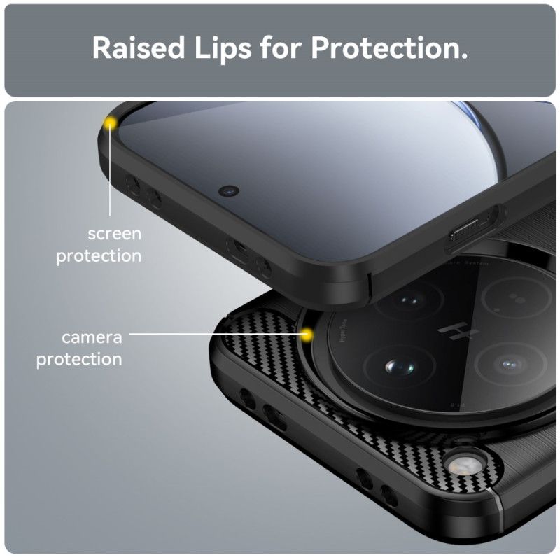 Deksel Oppo Find X8 Børstet Karbonfiber