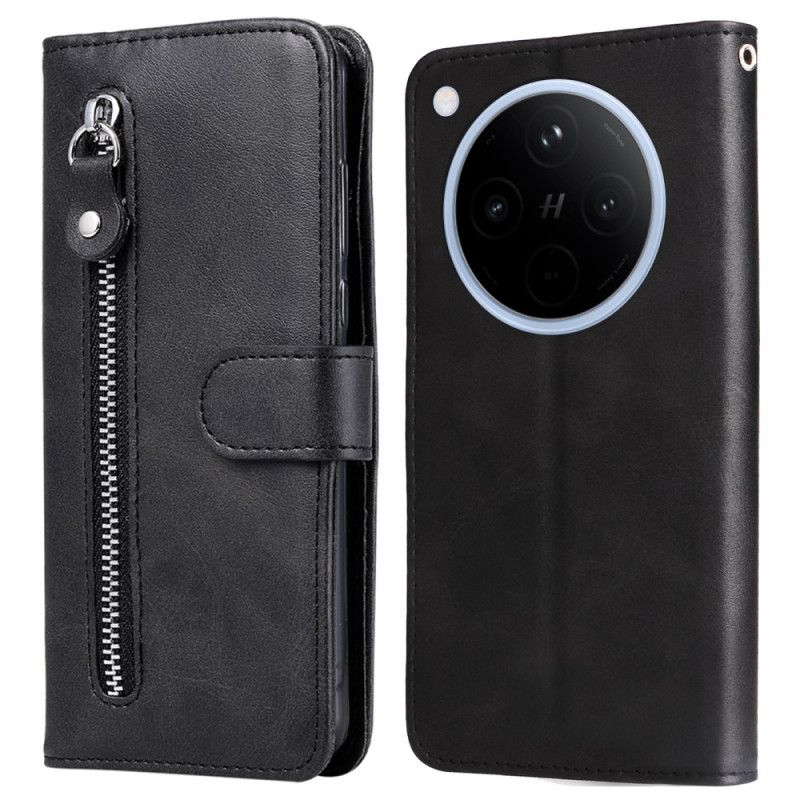 Folio Deksel Oppo Find X8 Glidelåslomme