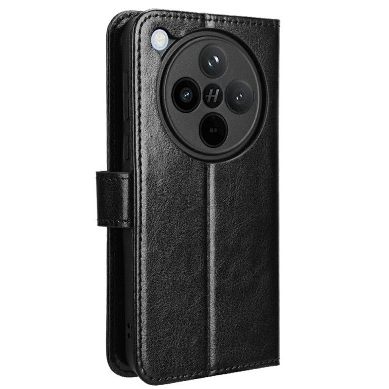 Folio Deksel Oppo Find X8 Prangende Kunstskinn