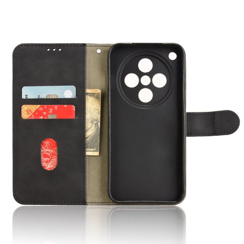 Folio Deksel Oppo Find X8 Semsket Skinneffekt Beskyttelse Deksel