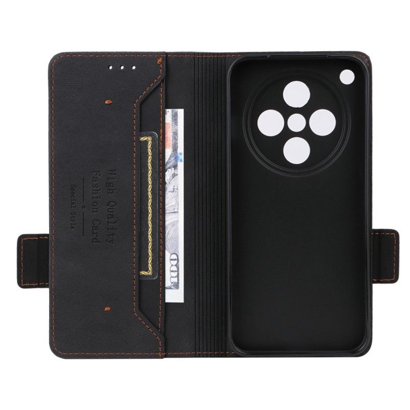 Folio Deksel Oppo Find X8 Vintage Semsket Skinneffekt