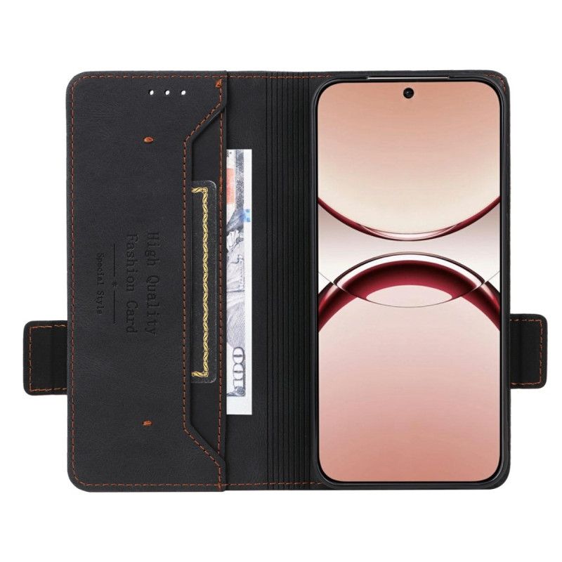 Folio Deksel Oppo Find X8 Vintage Semsket Skinneffekt