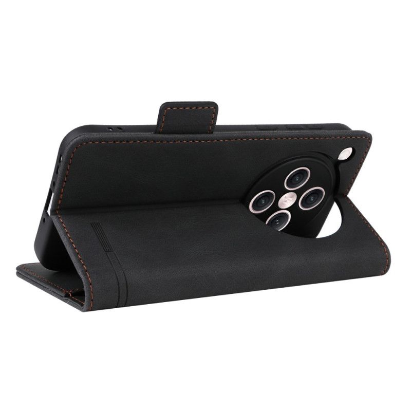 Folio Deksel Oppo Find X8 Vintage Semsket Skinneffekt