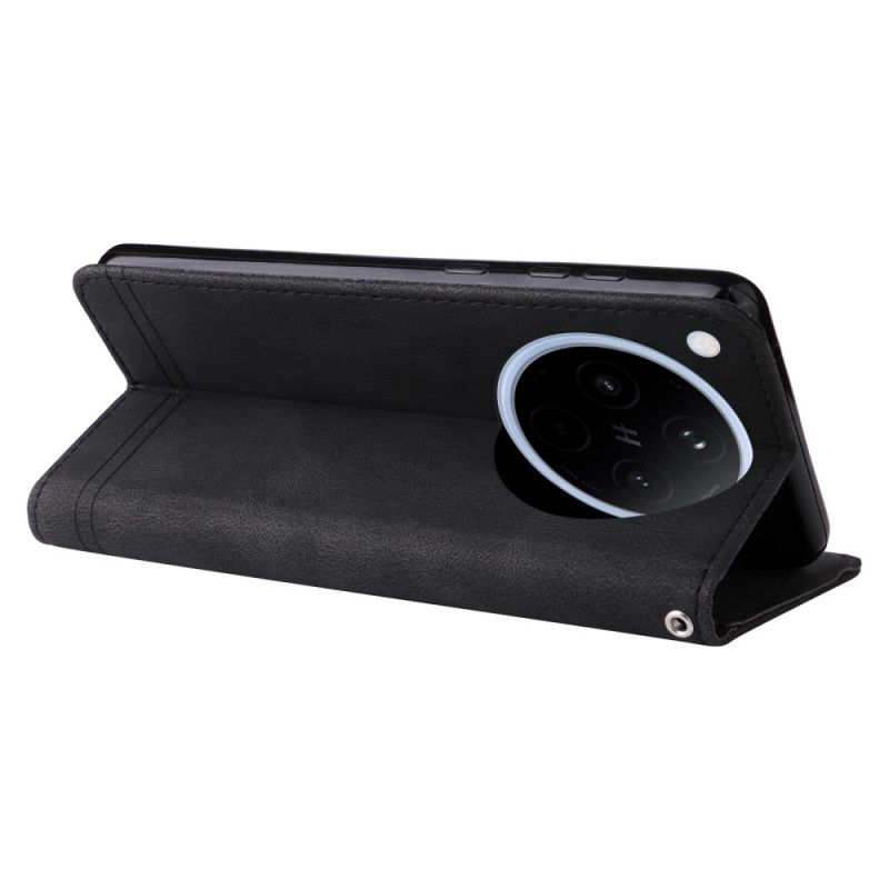 Folio Deksel Til Oppo Find X8 Klassisk Vintage-stropp