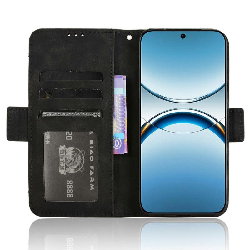 Lærdeksel Folio Deksel Oppo Find X8 Mobildeksel Multi-kort